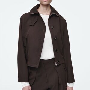 COS black bomber jacket